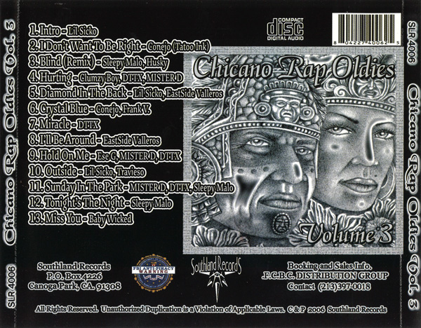 Chicano Rap Oldies Volume 3 Chicano Rap